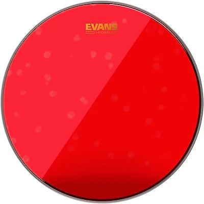 EVANS Red Hydraulic Bass Drum Head
