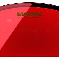 EVANS Red Hydraulic Bass Drum Head