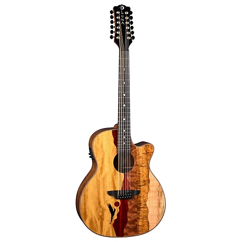 Luna Vista Eagle 12-String Acoustic-Electric Guitar Natural
