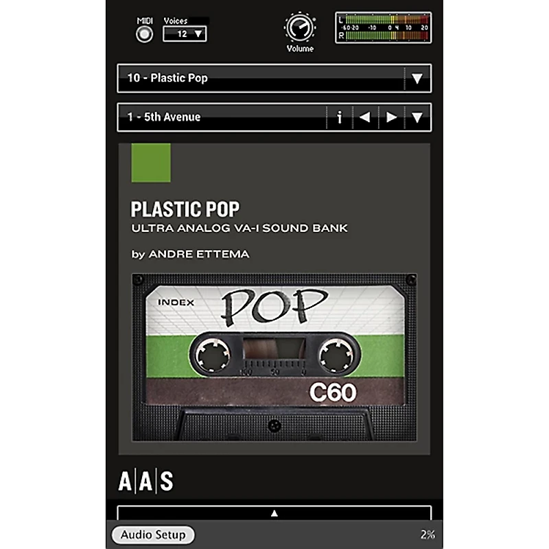 Applied Acoustics Systems Sound Bank Series Ultra Analog VA-2 - Plastic Pop