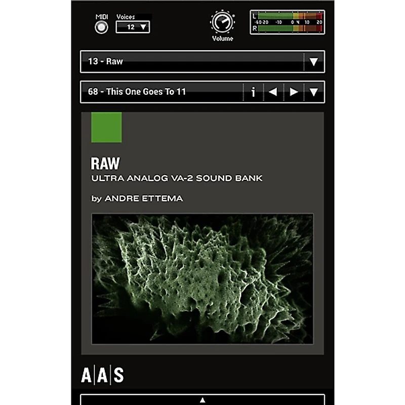 Applied Acoustics Systems Sound Bank Series Ultra Analog VA-2 - Raw