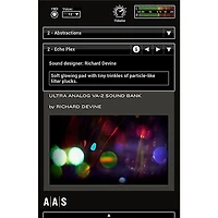 Applied Acoustics Systems Sound Bank Series Ultra Analog VA-2 - Abstractions