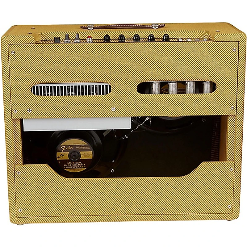 Fender '57 Custom Twin-Amp 40W 2x12 Tube Guitar Amplifier Lacquered Tweed