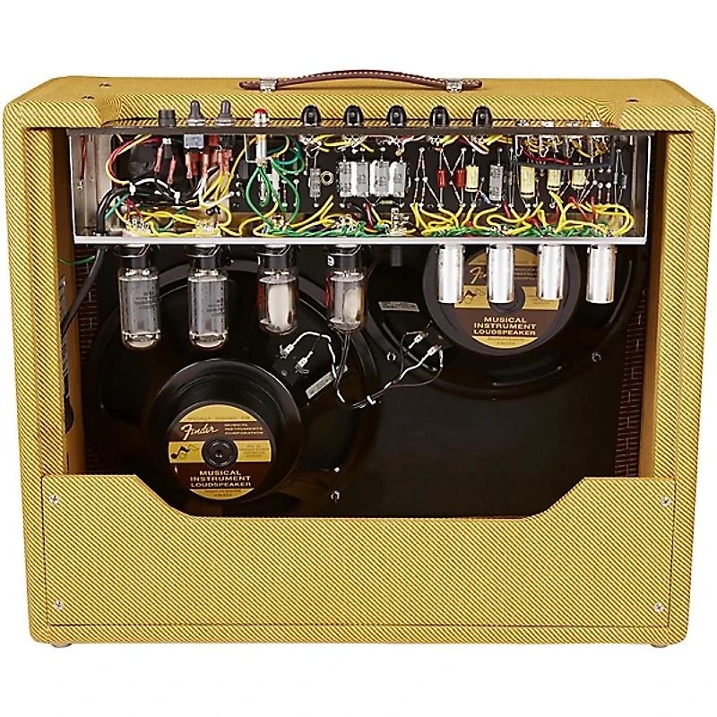 Fender '57 Custom Twin-Amp 40W 2x12 Tube Guitar Amplifier Lacquered Tweed