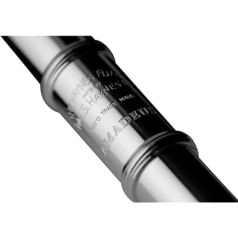 Wm. S Haynes Amadeus AF580-BO Flute Sterling Silver Riser and Lip Plate