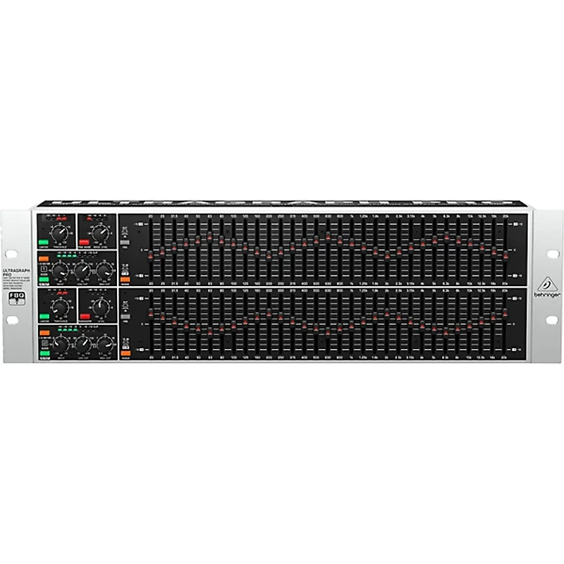 Behringer ULTRAGRAPH PRO FBQ6200HD 2-Channel 31-Band Graphic EQ With FBQ Feedback Detection System