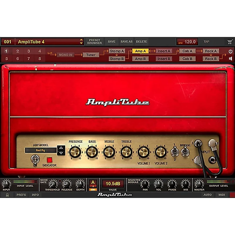 IK Multimedia AmpliTube 4 Ampeg SVX Power DUO Bundle