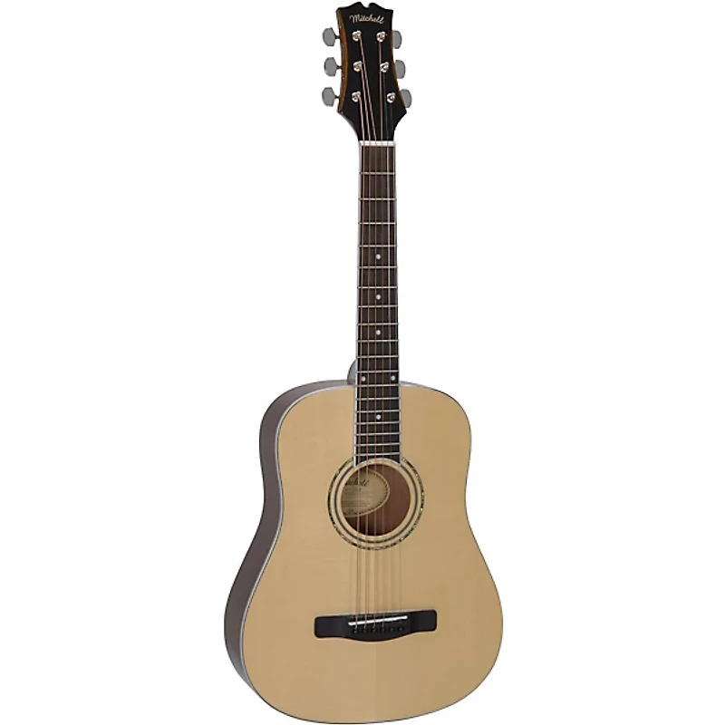 Mitchell DJ120 Junior Dreadnought Acoustic Guitar Natural