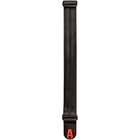 D'Addario Seatbelt Strap with Pad Lock Black 2 in.