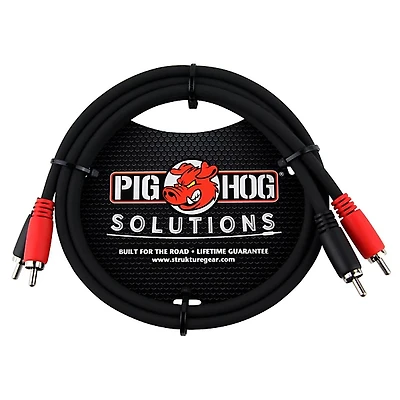 Pig Hog Solutions Dual Cable RCA to RCA