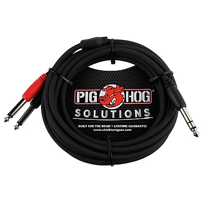 Pig Hog Solutions TRS(M) to Dual 1/4" Insert Cable