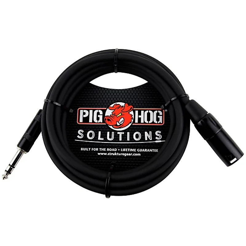 Pig Hog Solutions TRS(M) to XLR(M) Balanced Adapter Cable