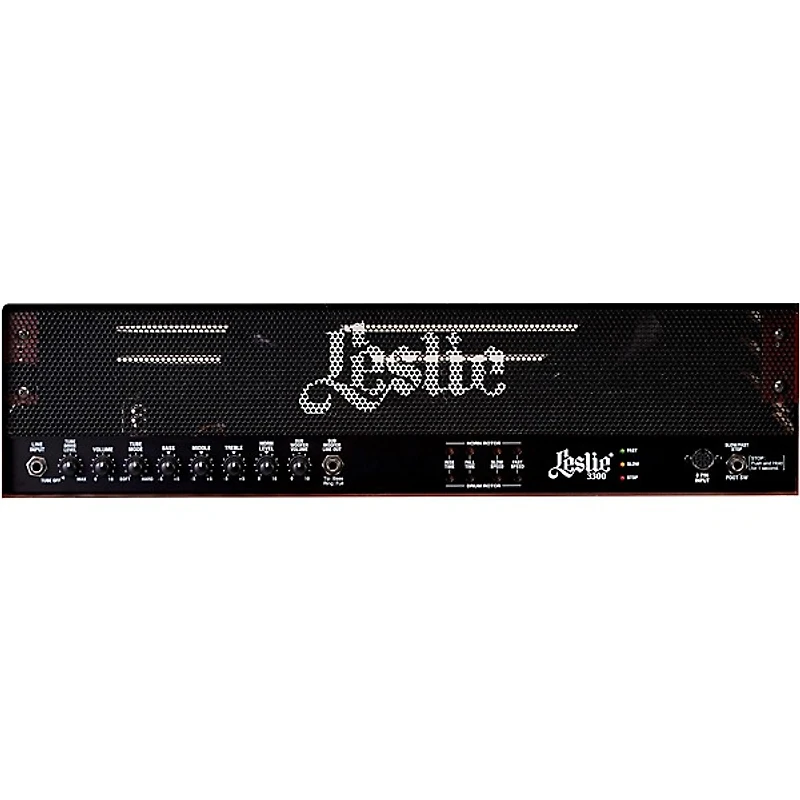 Hammond Leslie Model 3300W 300W 15" Combo Cabinet With 2-Speed Rotary Horn Red Walnut