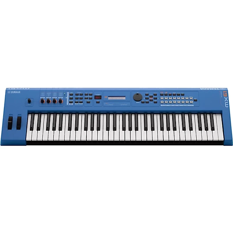 Yamaha MX61 61-Key Music Production Synthesizer Electric Blue