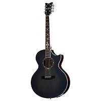 Schecter Guitar Research Synyster Gates 3701 Acoustic-Electric Guitar Transparent Black Burst Satin