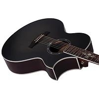 Schecter Guitar Research Synyster Gates 3701 Acoustic-Electric Guitar Transparent Black Burst Satin