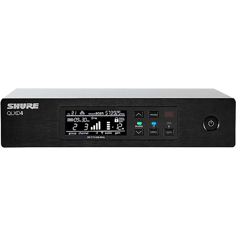 Shure QLXD4 Half-Rack Digital Wireless Receiver
