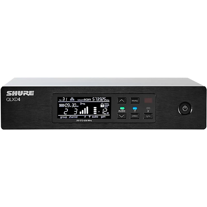 Shure QLXD4 Half-Rack Digital Wireless Receiver