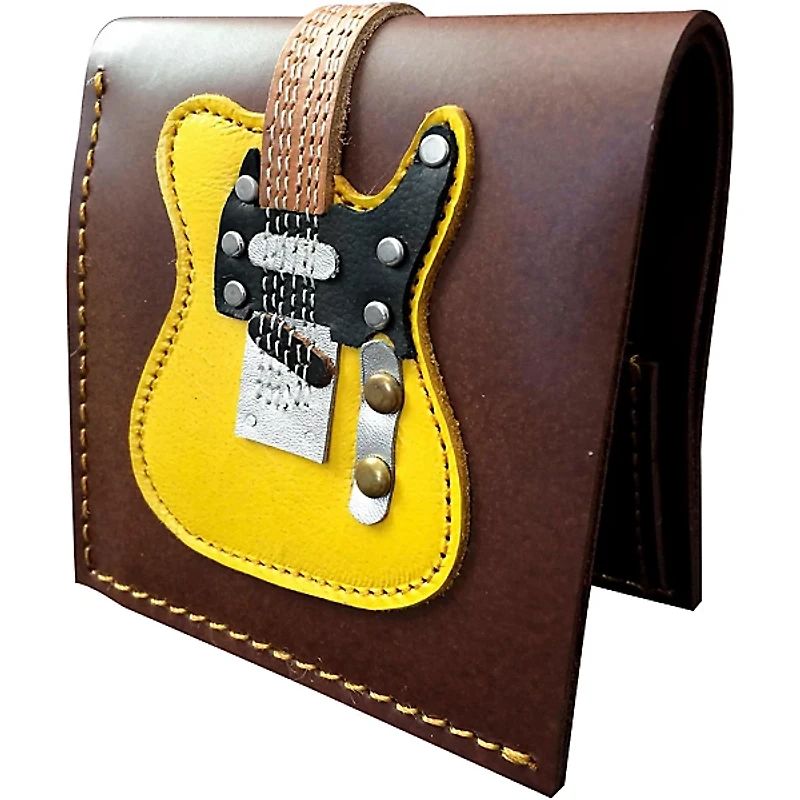 Axe Heaven Blonde Electric Guitar Wallet - Handmade - Genuine Leather