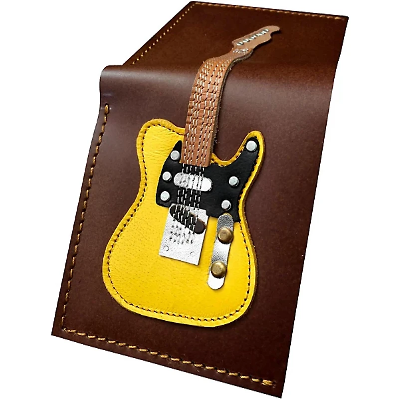 Axe Heaven Blonde Electric Guitar Wallet - Handmade - Genuine Leather