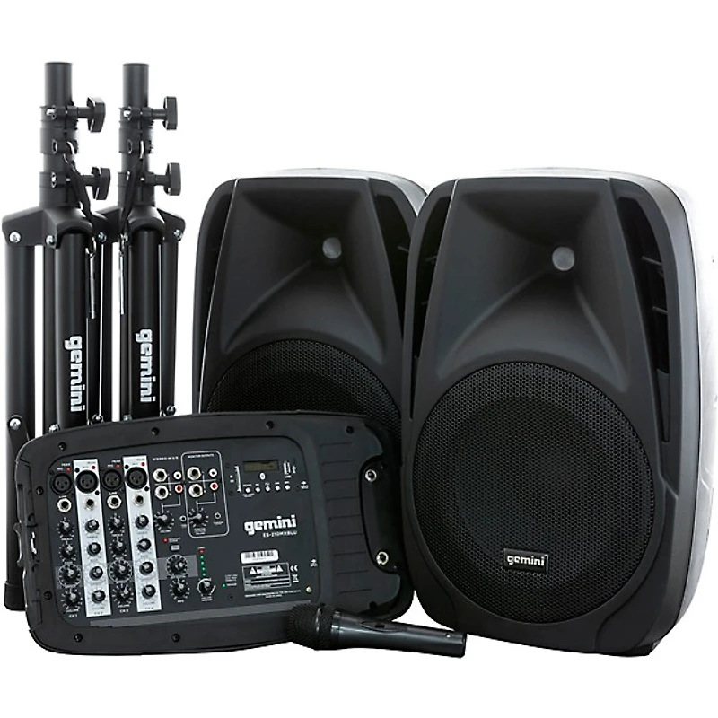 Gemini ES-210MXBLU-ST Portable PA System