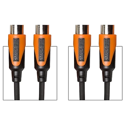 Roland Black Series 5' MIDI Cable 2-Pack