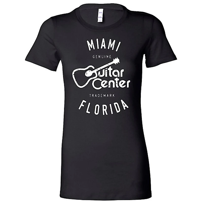 Guitar Center Ladies Miami Fitted Tee