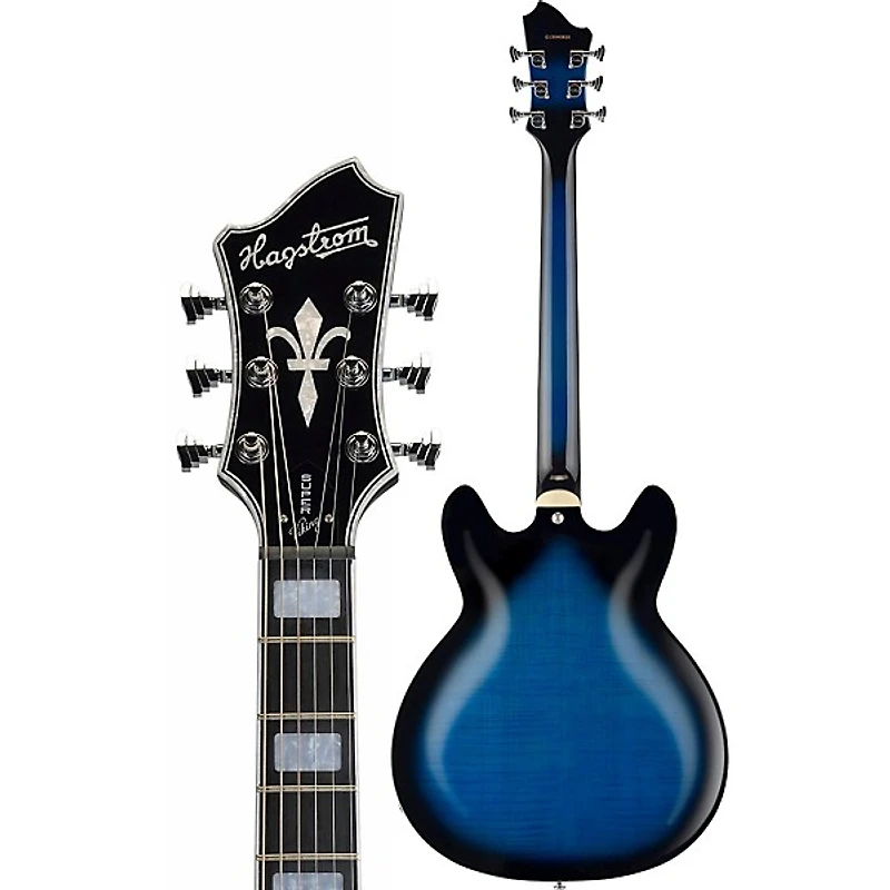 Hagstrom Super Viking Flame Maple Electric Guitar