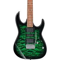 Ibanez GRX70QA GIO RX Series Electric Guitar Transparent Green Burst