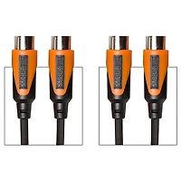 Roland Black Series 3' MIDI Cable 2-Pack