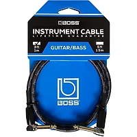 BOSS 1/4" Angle - Angle Instrument Cable
