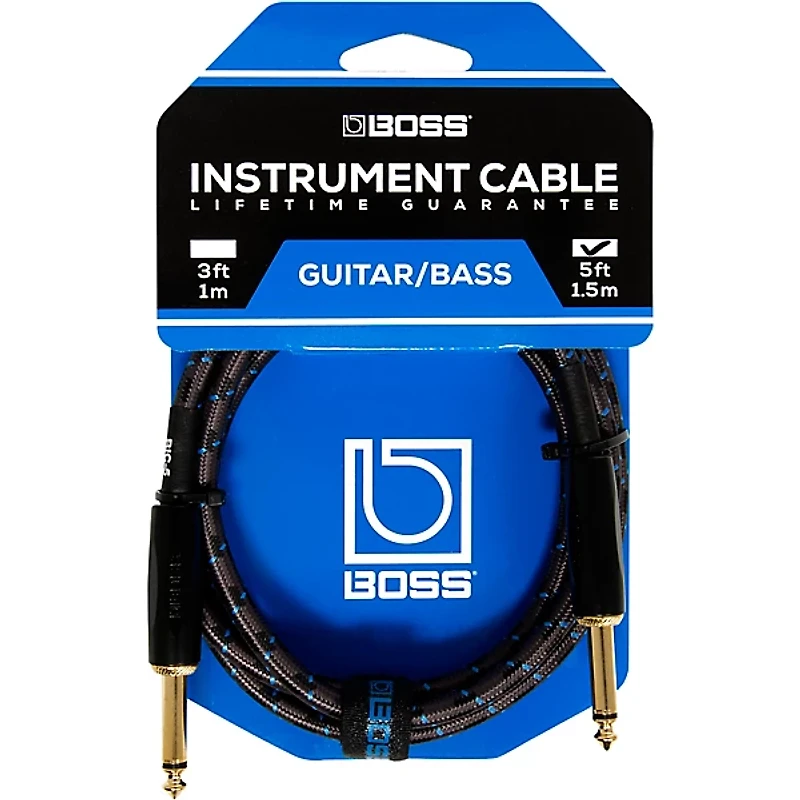 BOSS 1/4" Straight - Straight Instrument Cable