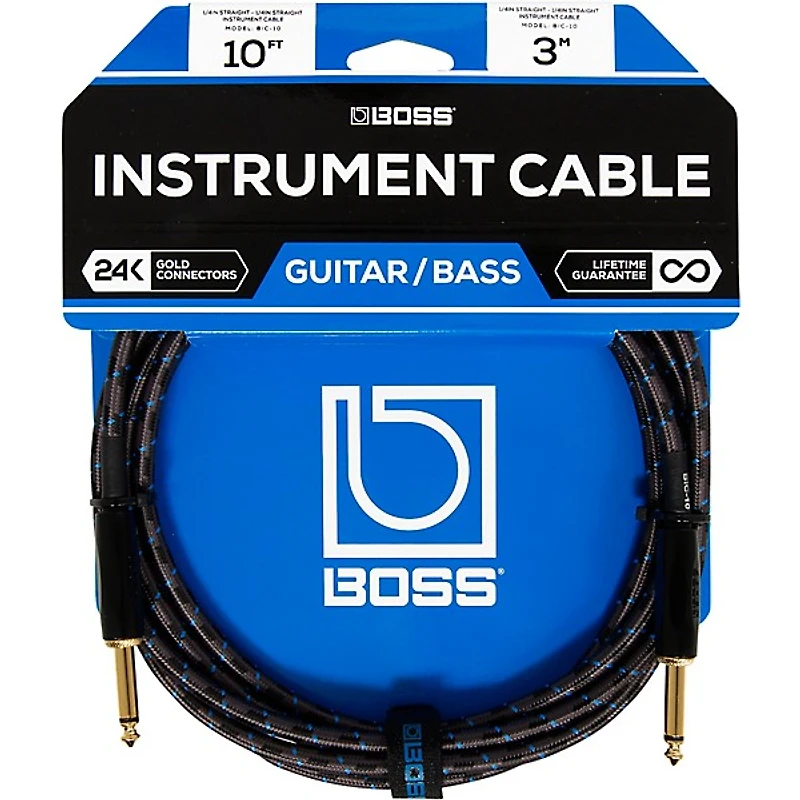 BOSS 1/4" Straight - Straight Instrument Cable