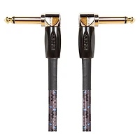 BOSS 1/4" Angle - Angle 6" Instrument Cable (3-Pack) 6 in.
