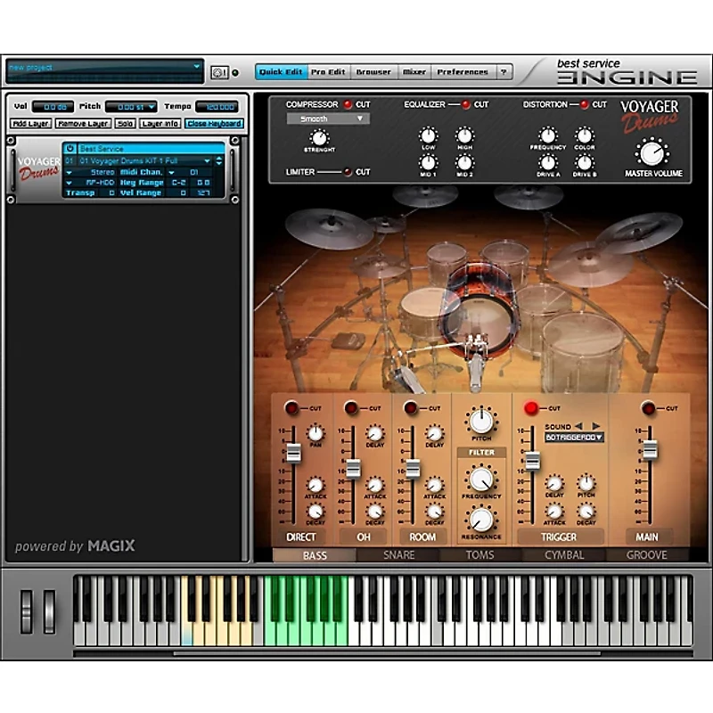 Best Service Voyager Drums