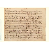 Axe Heaven Robert Schumann Music Manuscript Poster - Forest Scenes, Op. 82
