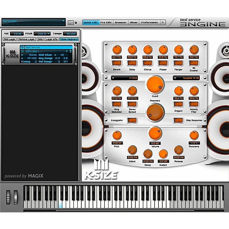 Best Service K-Size Engine Edition