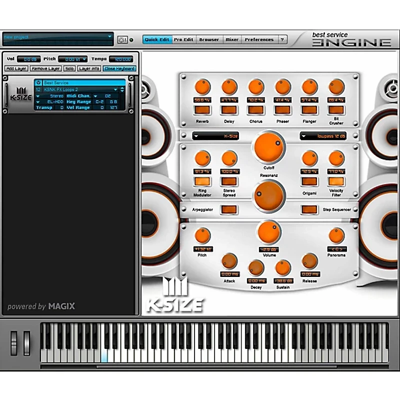 Best Service K-Size Engine Edition