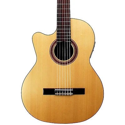 Kremona Rondo Thin Line Left-Handed Classical Acoustic-Electric Guitar Natural