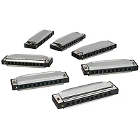 Silver Creek 7-Pack of Blues Style Harmonicas