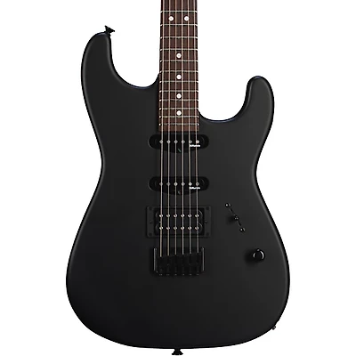Charvel Custom Shop USA Select San Dimas HSS Hardtail Rosewood Fingerboard Electric Guitar Pitch Black