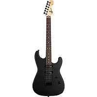 Charvel Custom Shop USA Select San Dimas HSS Hardtail Rosewood Fingerboard Electric Guitar Pitch Black
