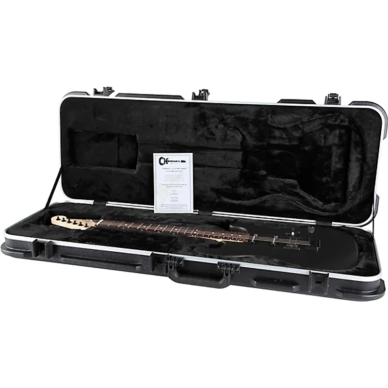Charvel Custom Shop USA Select San Dimas HSS Hardtail Rosewood Fingerboard Electric Guitar Pitch Black