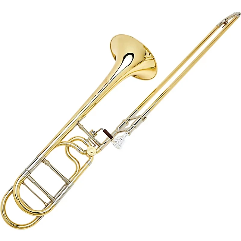 S.E. SHIRES TBQ30R Q-Series Professional F-Attachment Trombone Lacquer, Yellow Brass Bell