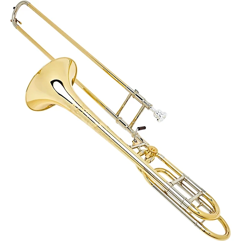 S.E. SHIRES TBQ30R Q-Series Professional F-Attachment Trombone Lacquer, Yellow Brass Bell