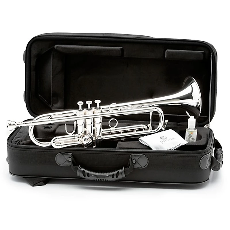 Jupiter JTR1100S Performance Series Bb Trumpet With Reverse Leadpipe Silver plated Yellow Brass Bell