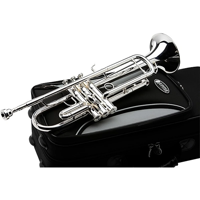 Jupiter JTR1100S Performance Series Bb Trumpet With Reverse Leadpipe Silver plated Yellow Brass Bell