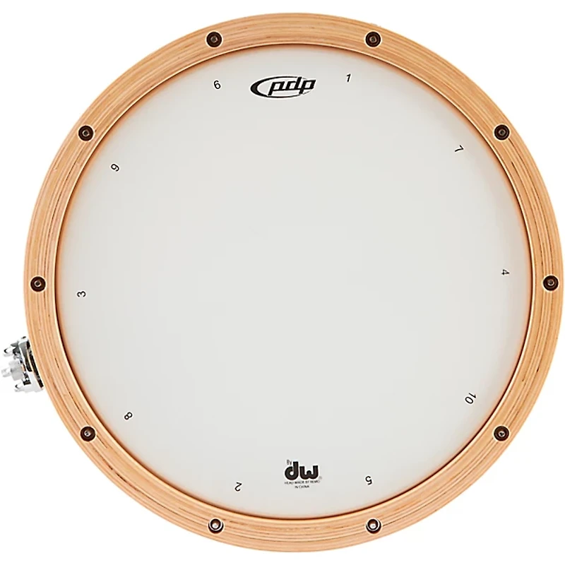 PDP by DW Concept Series 20-Ply Snare Drum With Wood Hoops 14 x 6.5 in. Natural Lacquer