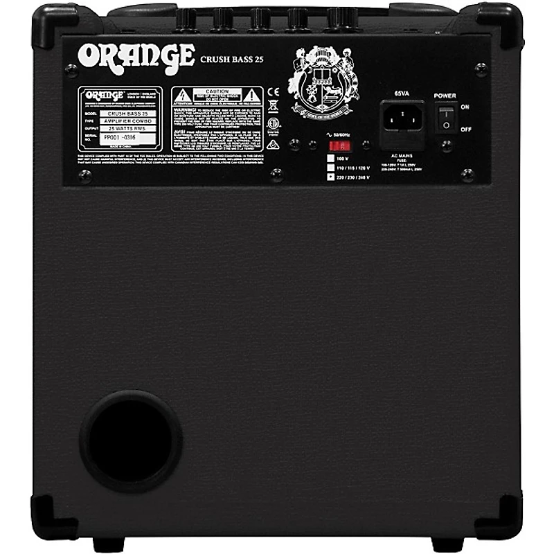 Orange Amplifiers Crush Bass 25 25W Bass Combo Amplifier