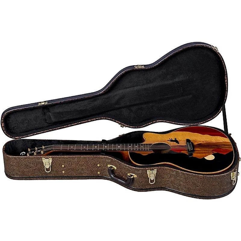 Luna Vista Wolf Acoustic-Electric Guitar Natural